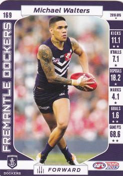 2017 Team Zone AFL Team #169 Michael Walters Front